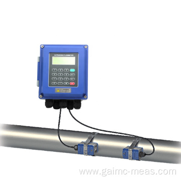 SD card LCD display strap-on ultrasonic flow meter